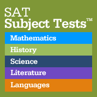 SAT II-SUBJECT TESTS REQUIRED 
