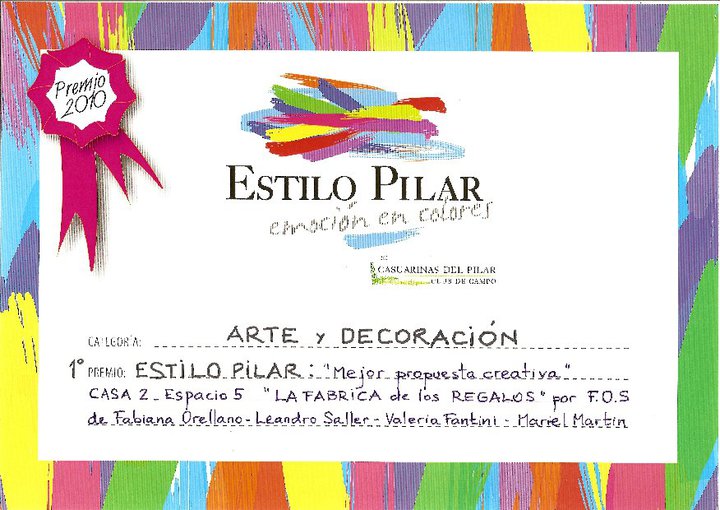 Best Design Award , Estilo Pilar 2010 (Argentina)