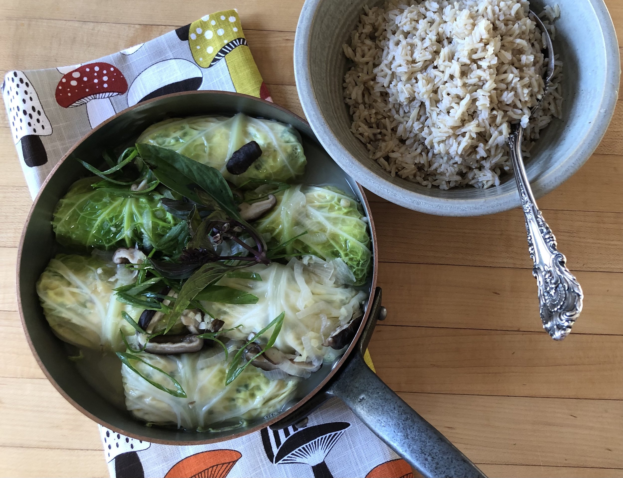 Vegan Stuffed Cabage Rolls
