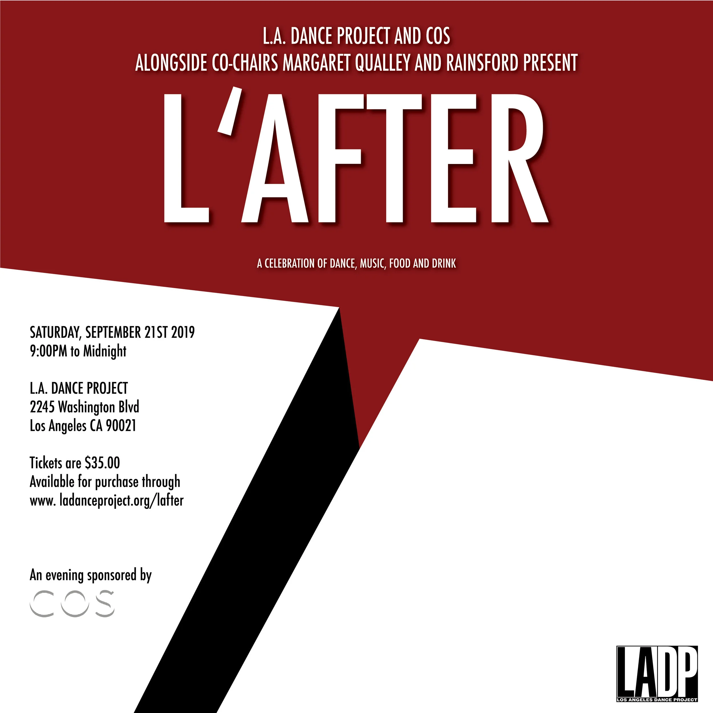 LADP thanks Tofer Chin for the invitation artwork.