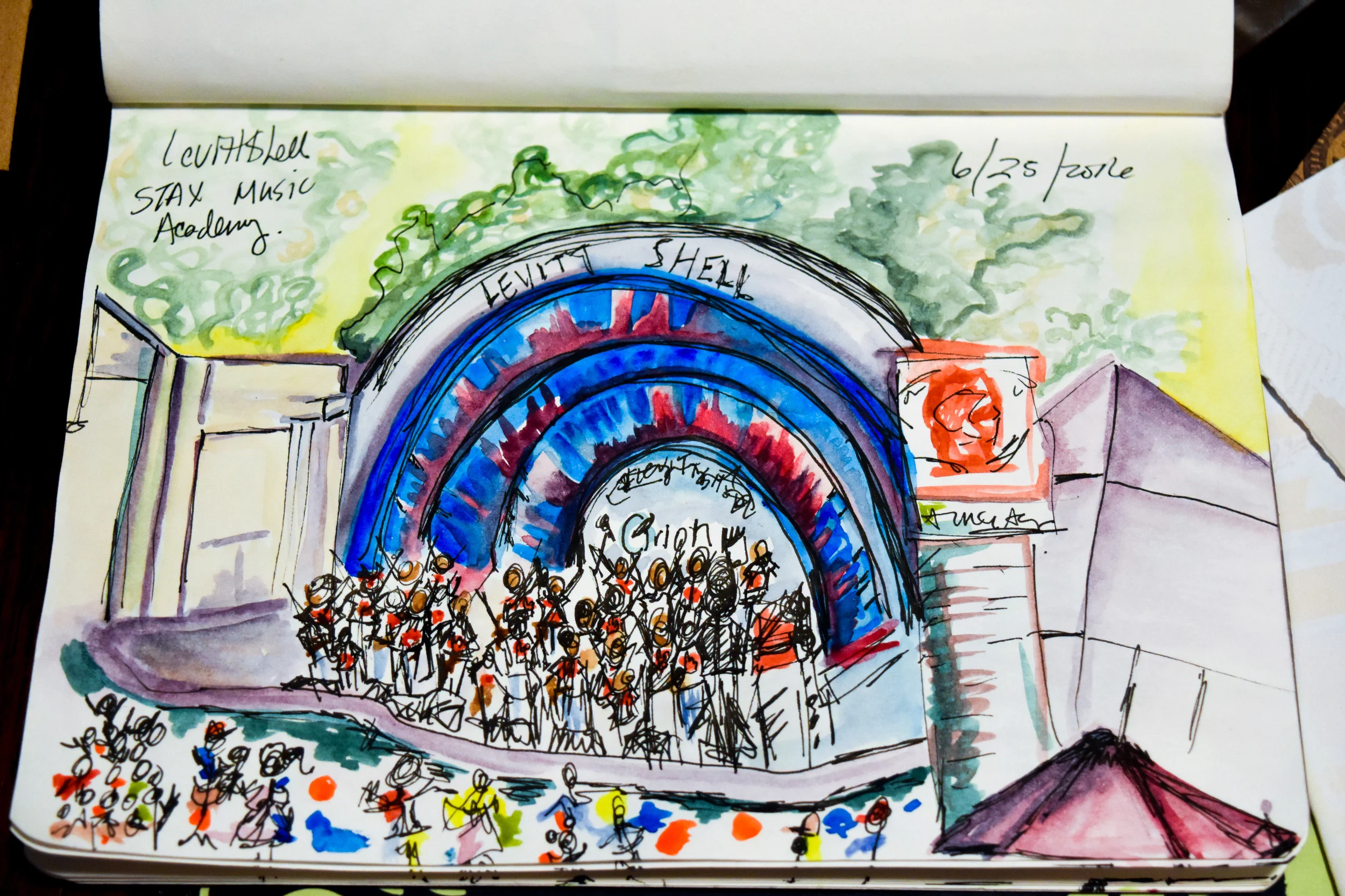 Stax Music Academy concert at Levitt Shell on June 26, 2016