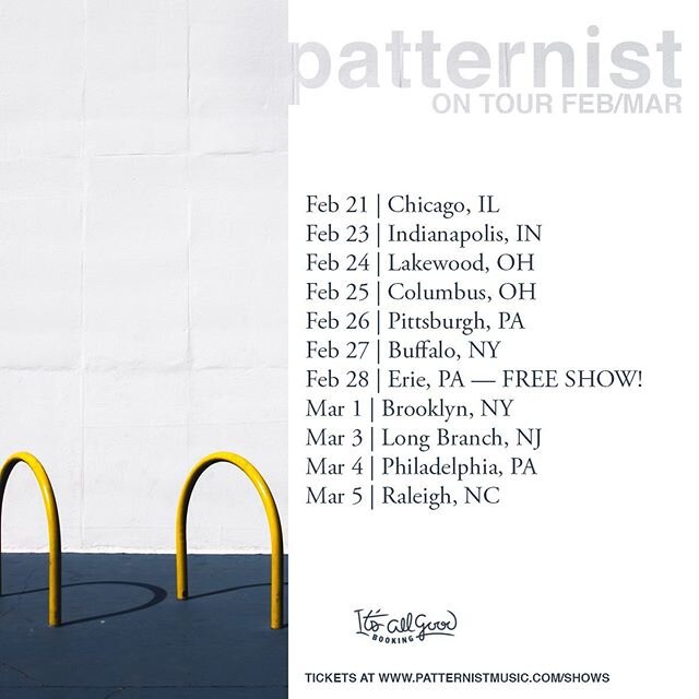 First tour of 2020! Come hang out with us, yeah? 😊 Link in bio for more info and tickets!