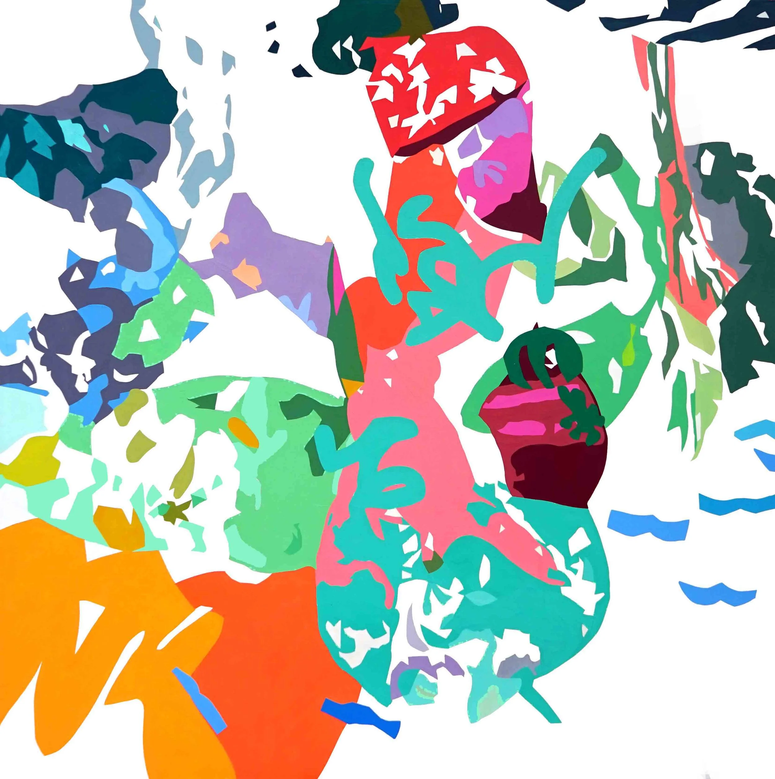  acrylic on canvas 60" x 60" 