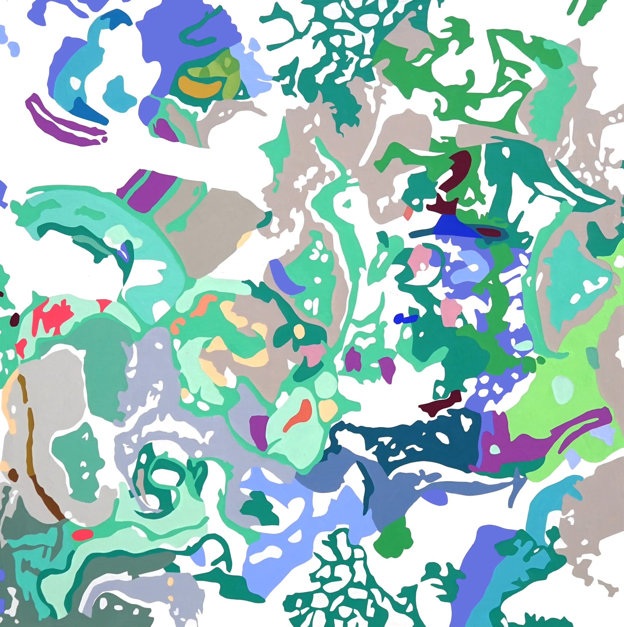  acrylic on canvas 65" x 65" 