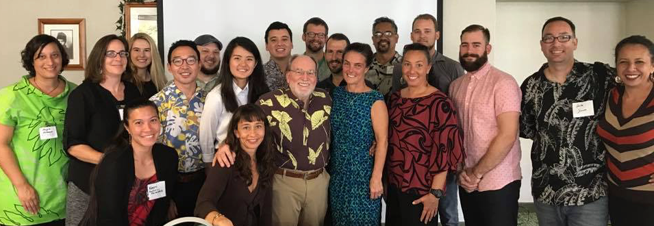Spring 2017 Kuleana Academy participants with former Governor, Neil Abercrombie (center).