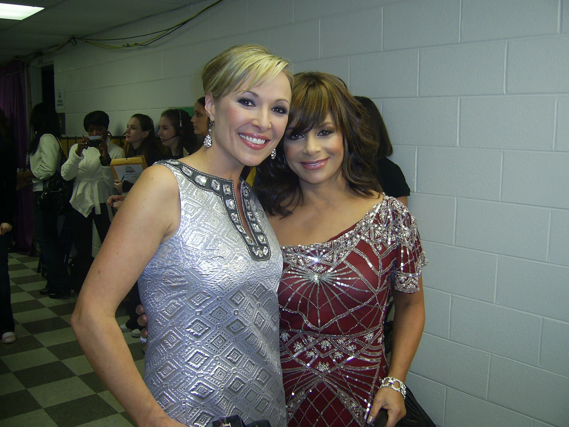  With Paula Abdul backstage at CMT Music Awards&nbsp; 