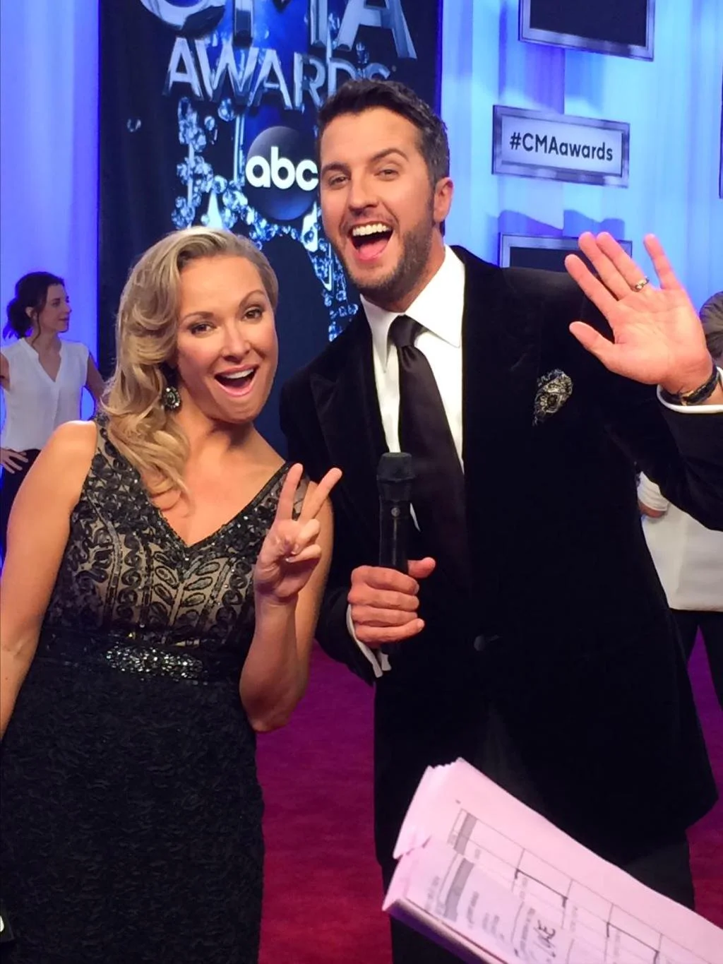Katie Cook with Luke Bryan