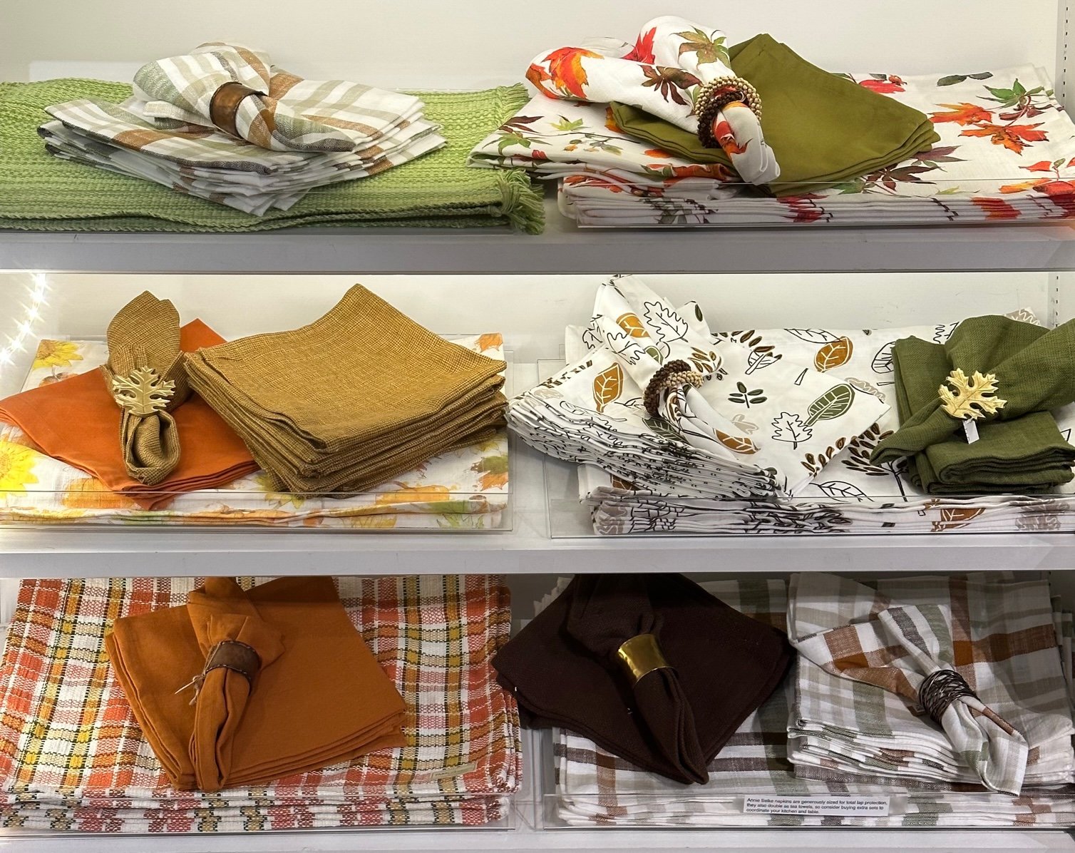 Fall Table Linens 