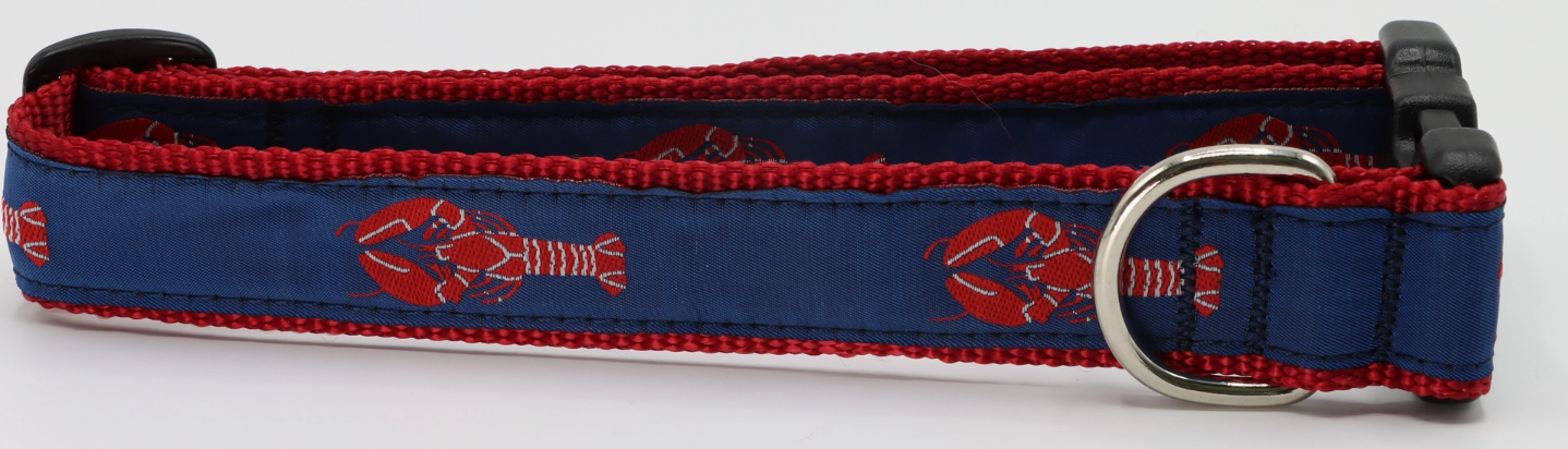 Preston Leather Lobster Dog Collar
