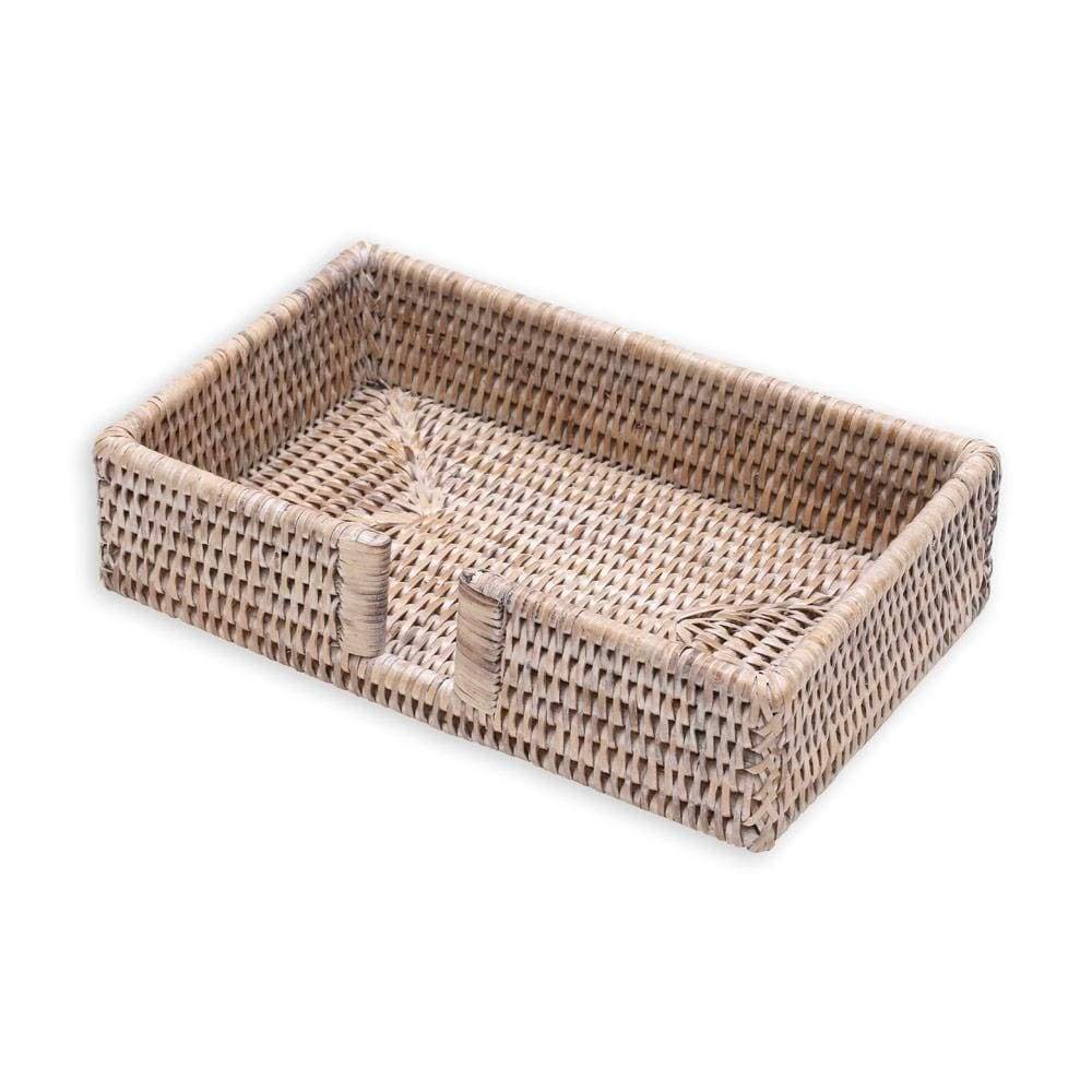 Rattan Guest Towel Napkin Holder