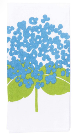 Hydrangea Cotton Kitchen Towel