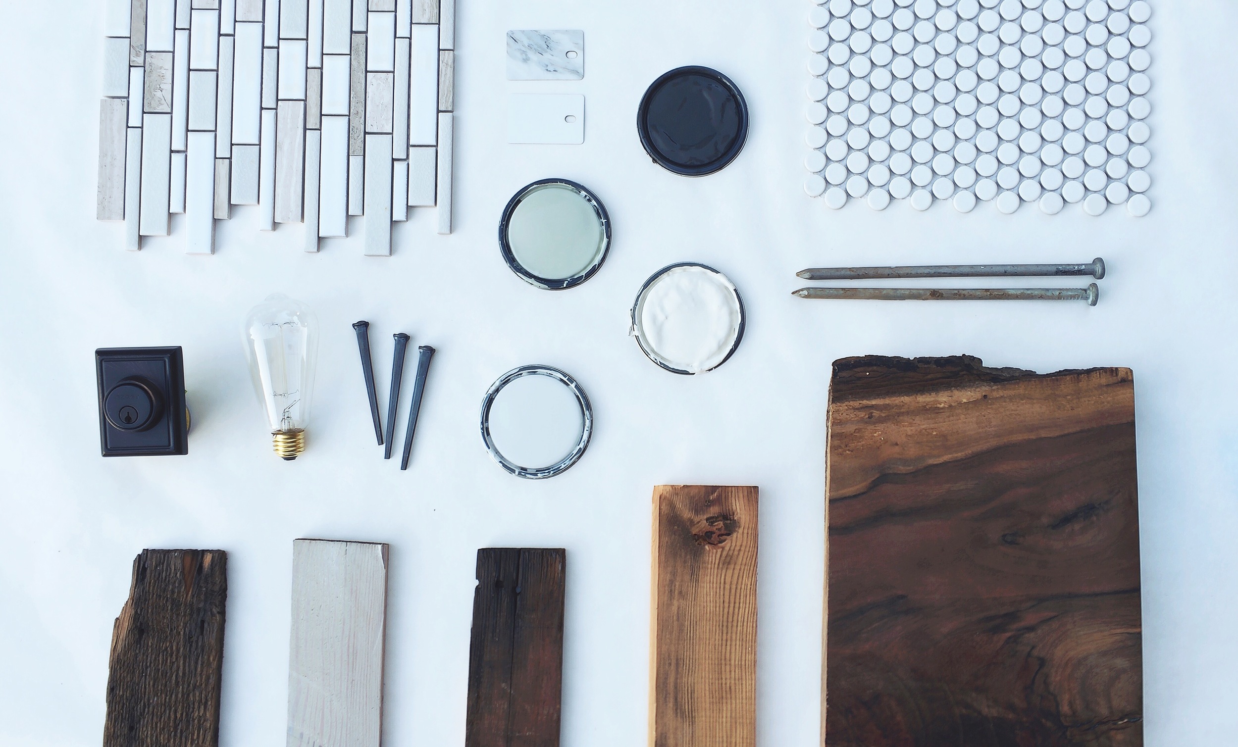 Tiny House Material Palette