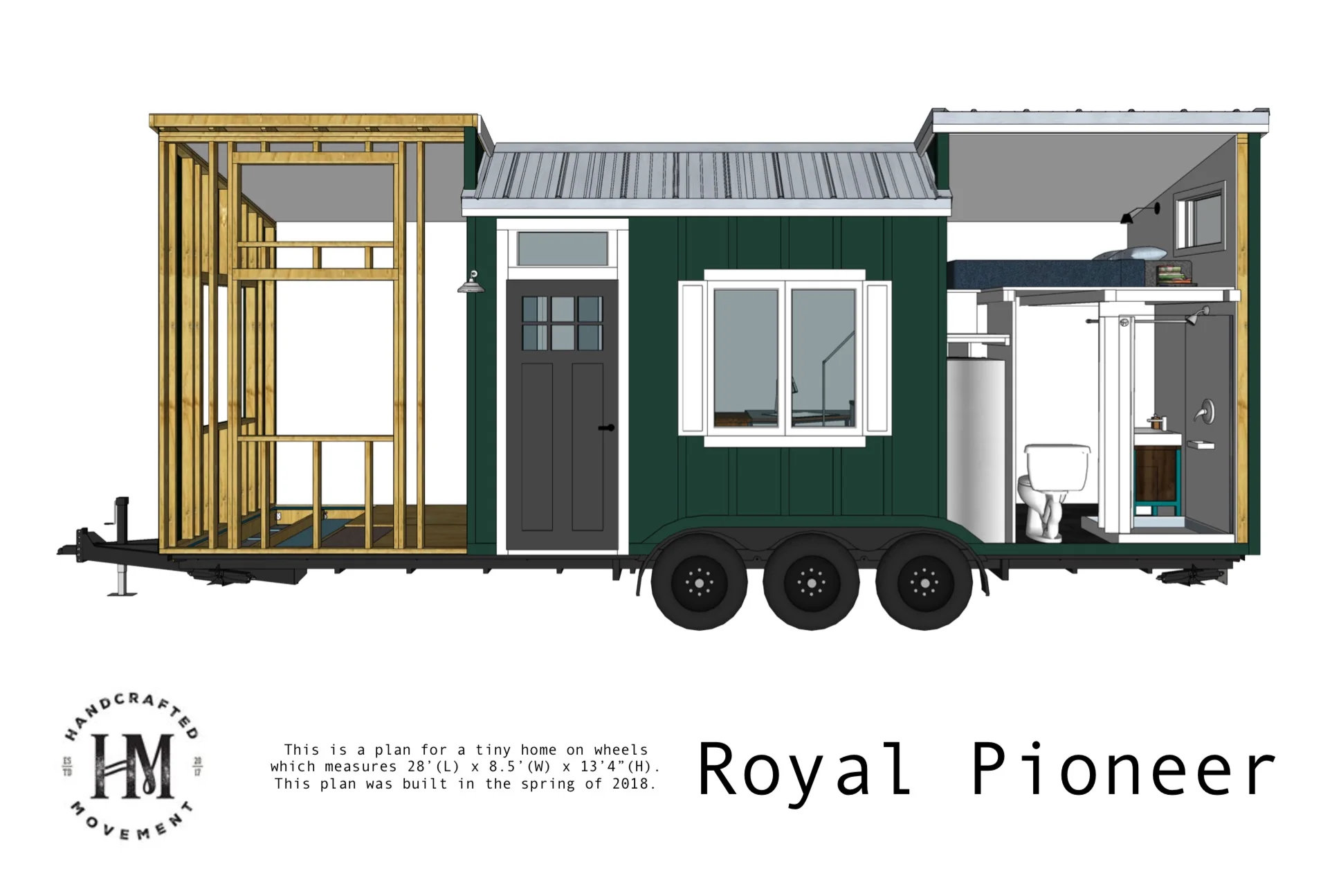 28 Tiny Home Blueprints Sketchup Files Handcrafted Movement