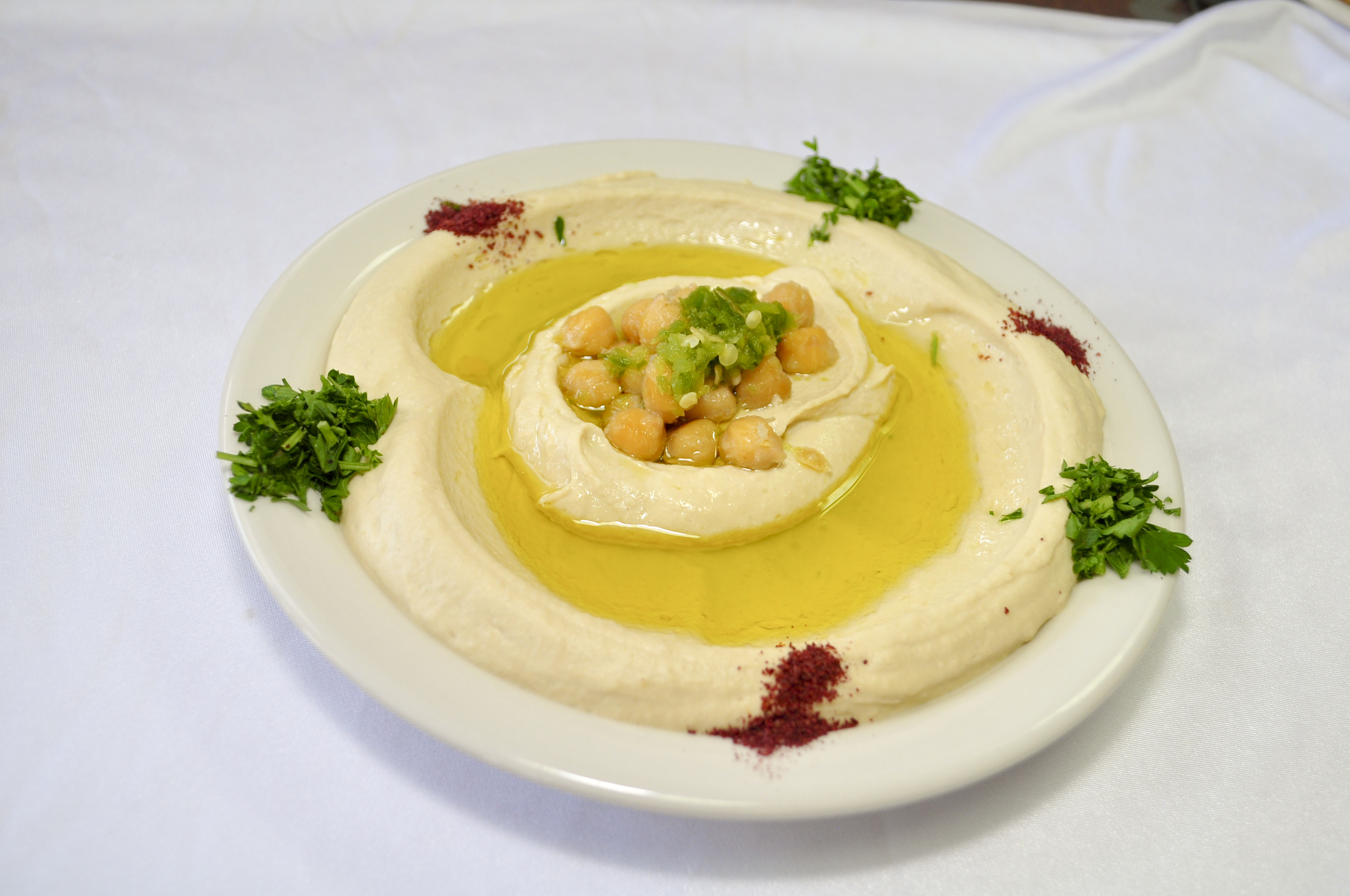 The Nile's famous Hummus 