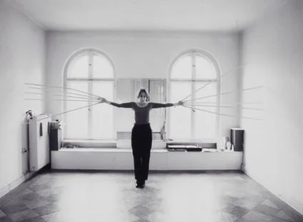 Still from: Touching the Walls with Both Hands Simultaneously (1974/75)