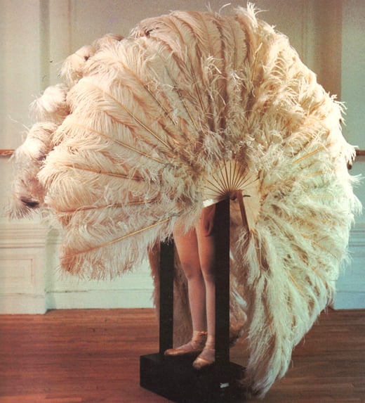 "Feather Prison" costume still from Der Eintänzer (The Gigolo) , 1978