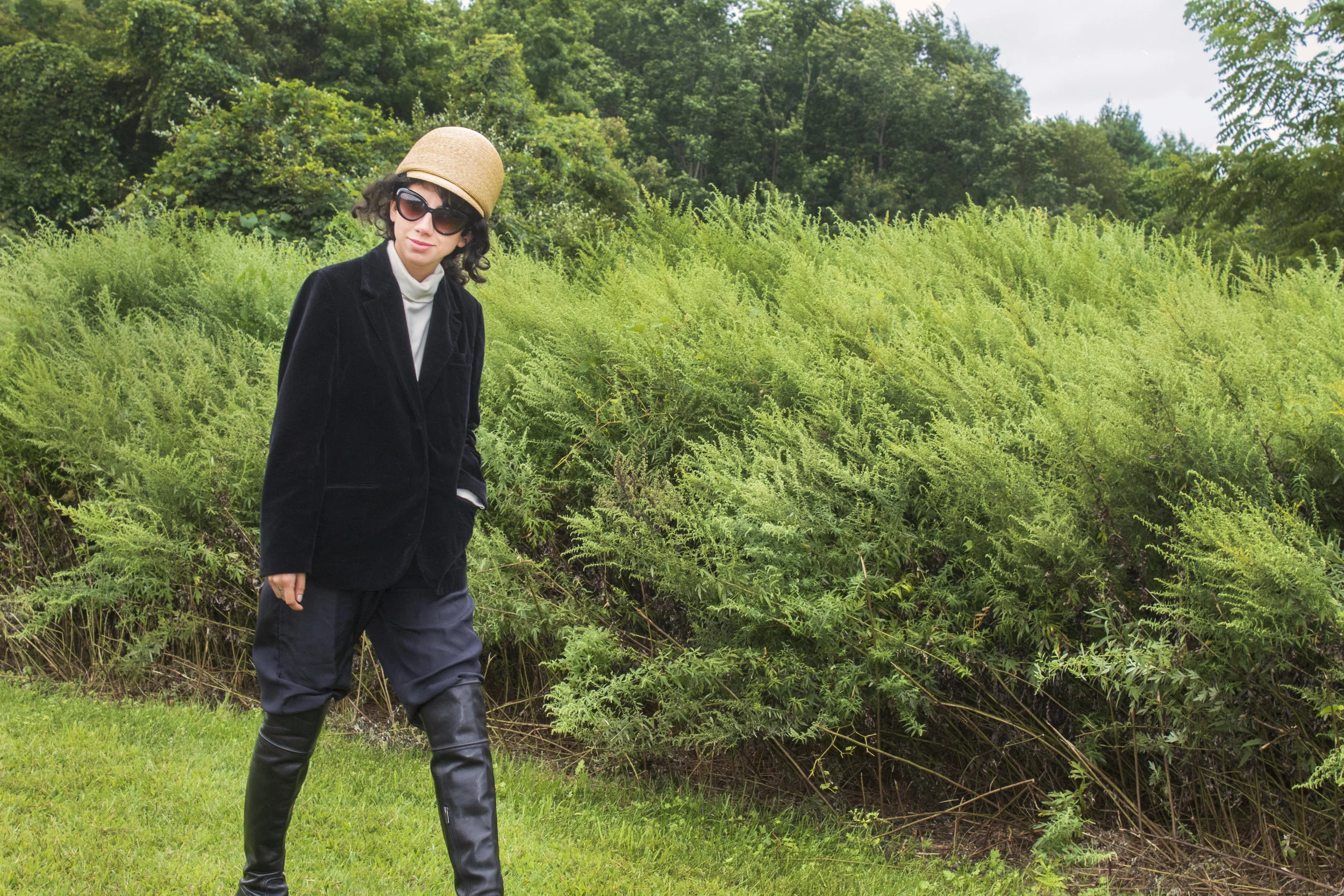 GRACE RIDING HAT - NATURAL