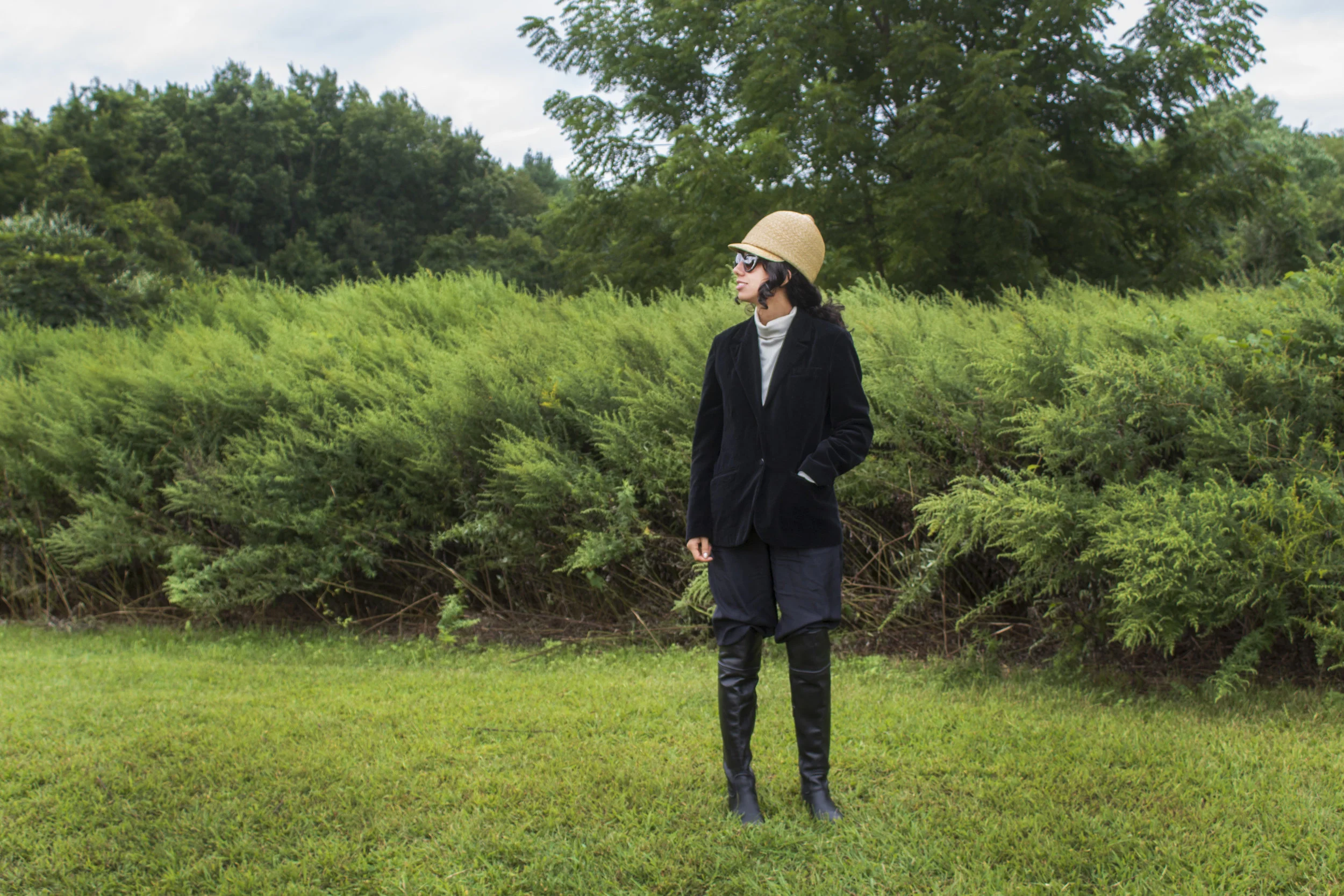 GRACE RIDING HAT - NATURAL