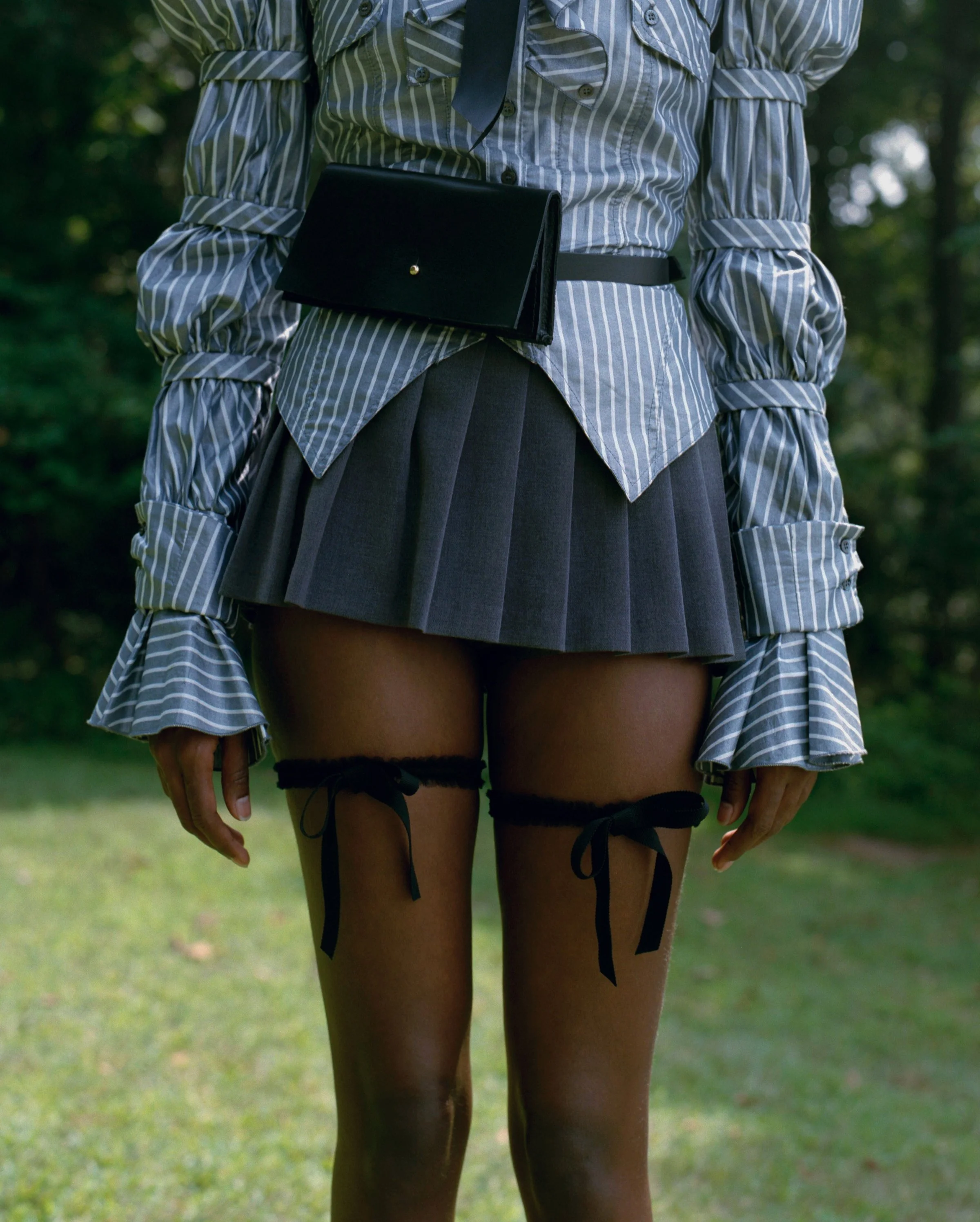 tulle garter belt Caffe Latte Garter Belt