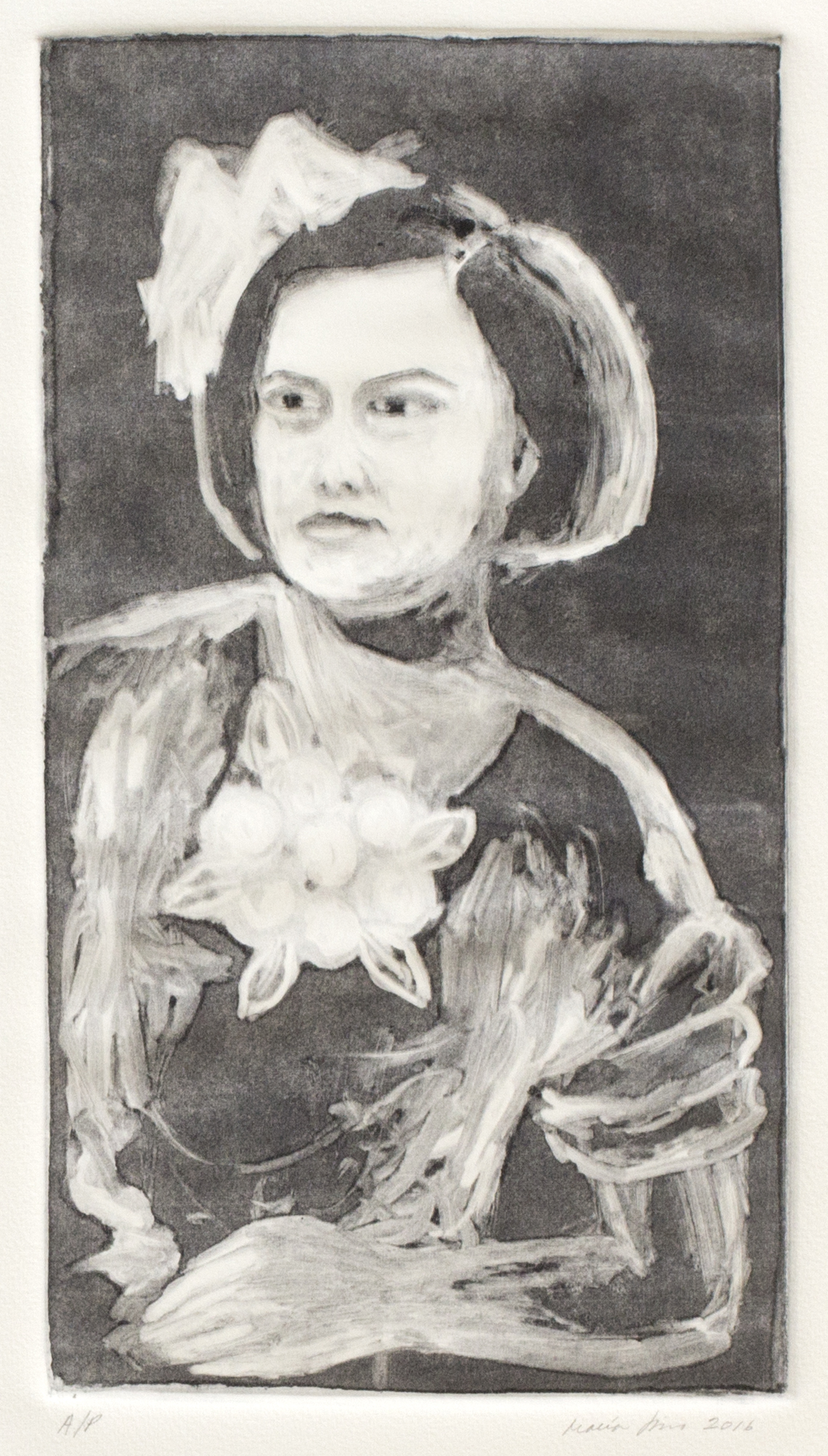 My Mother as a Child (Ghost Print), 2016