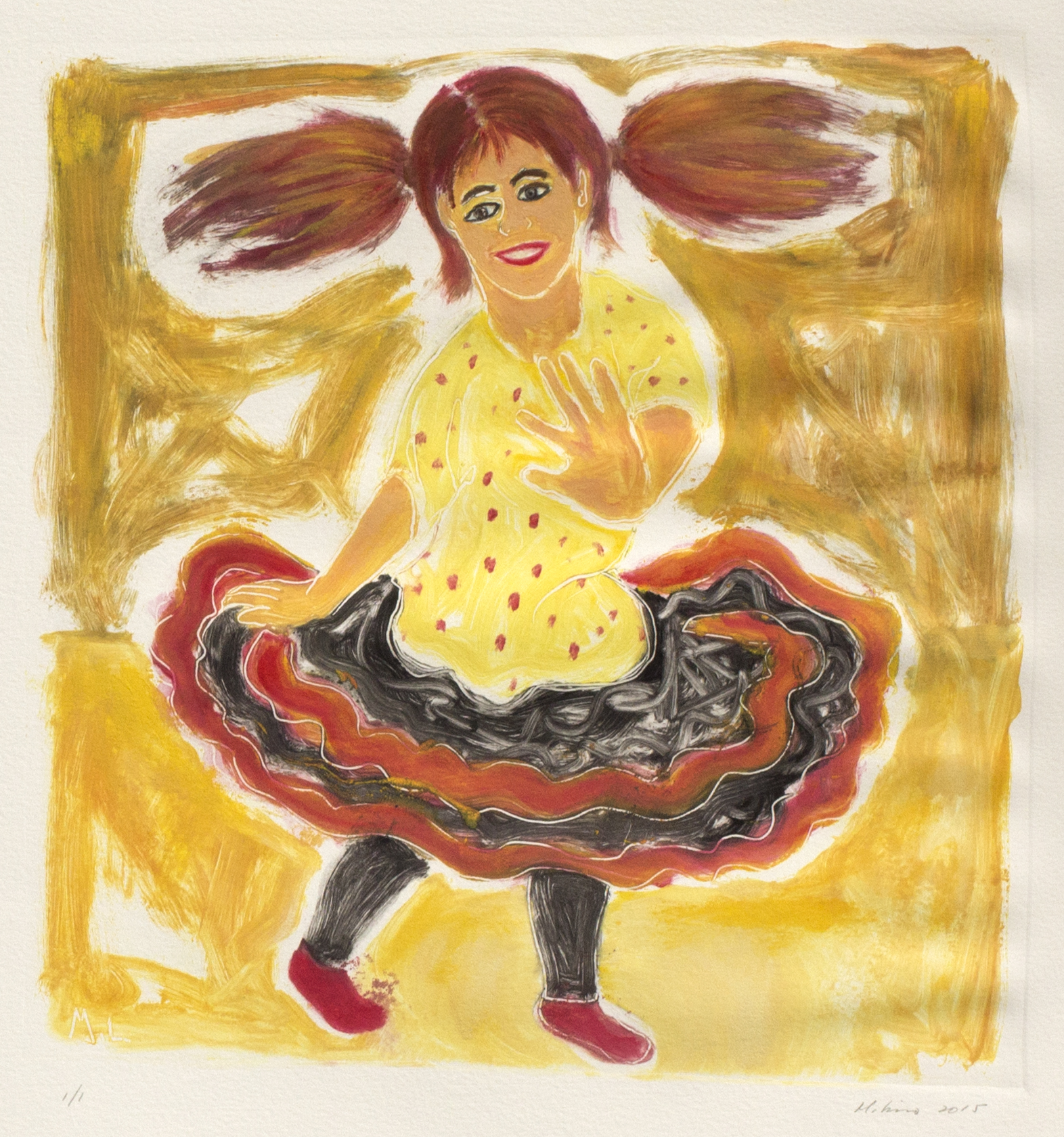 Dancing Red-headed Child