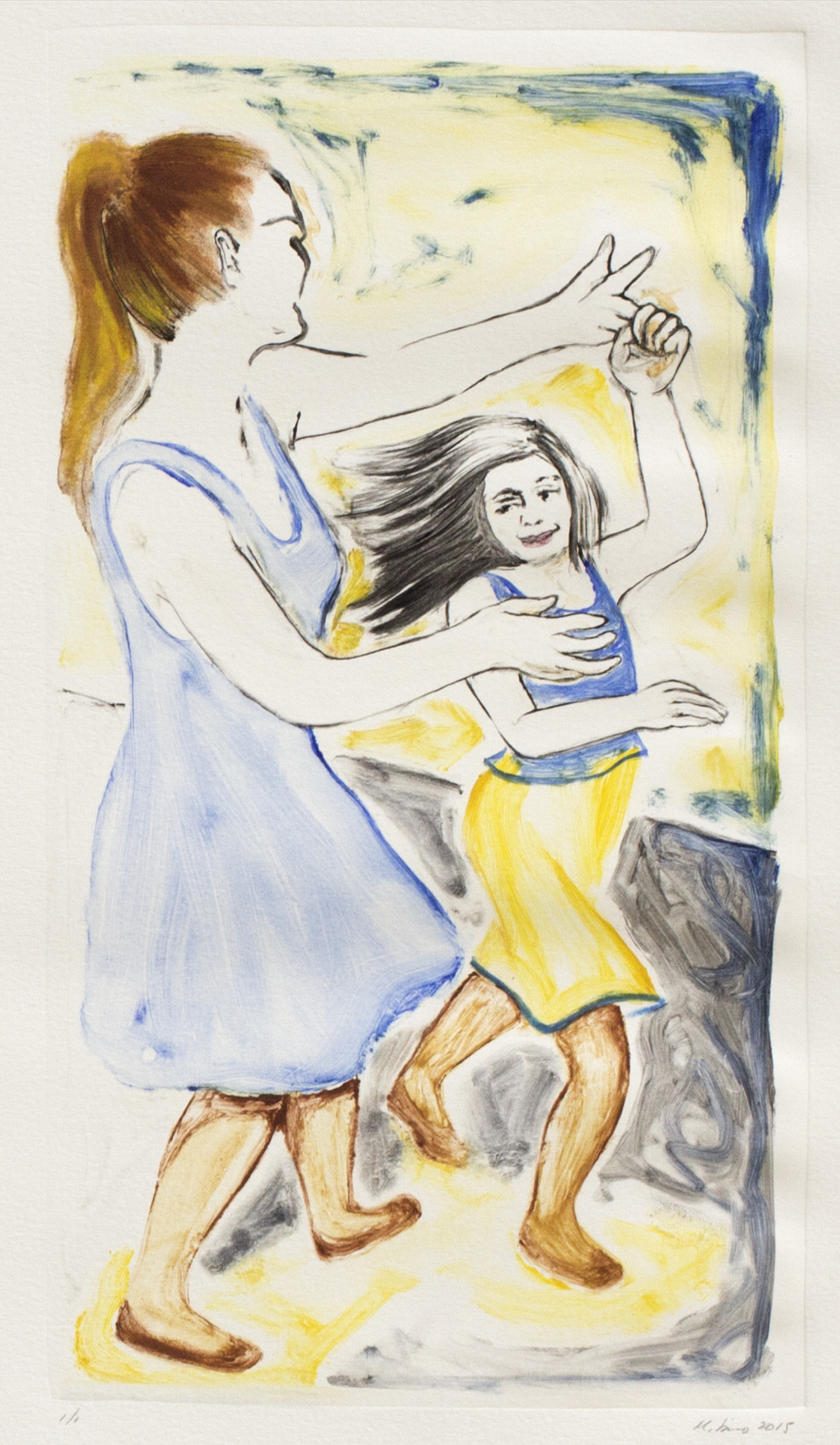 Mother and Child Dancing 1