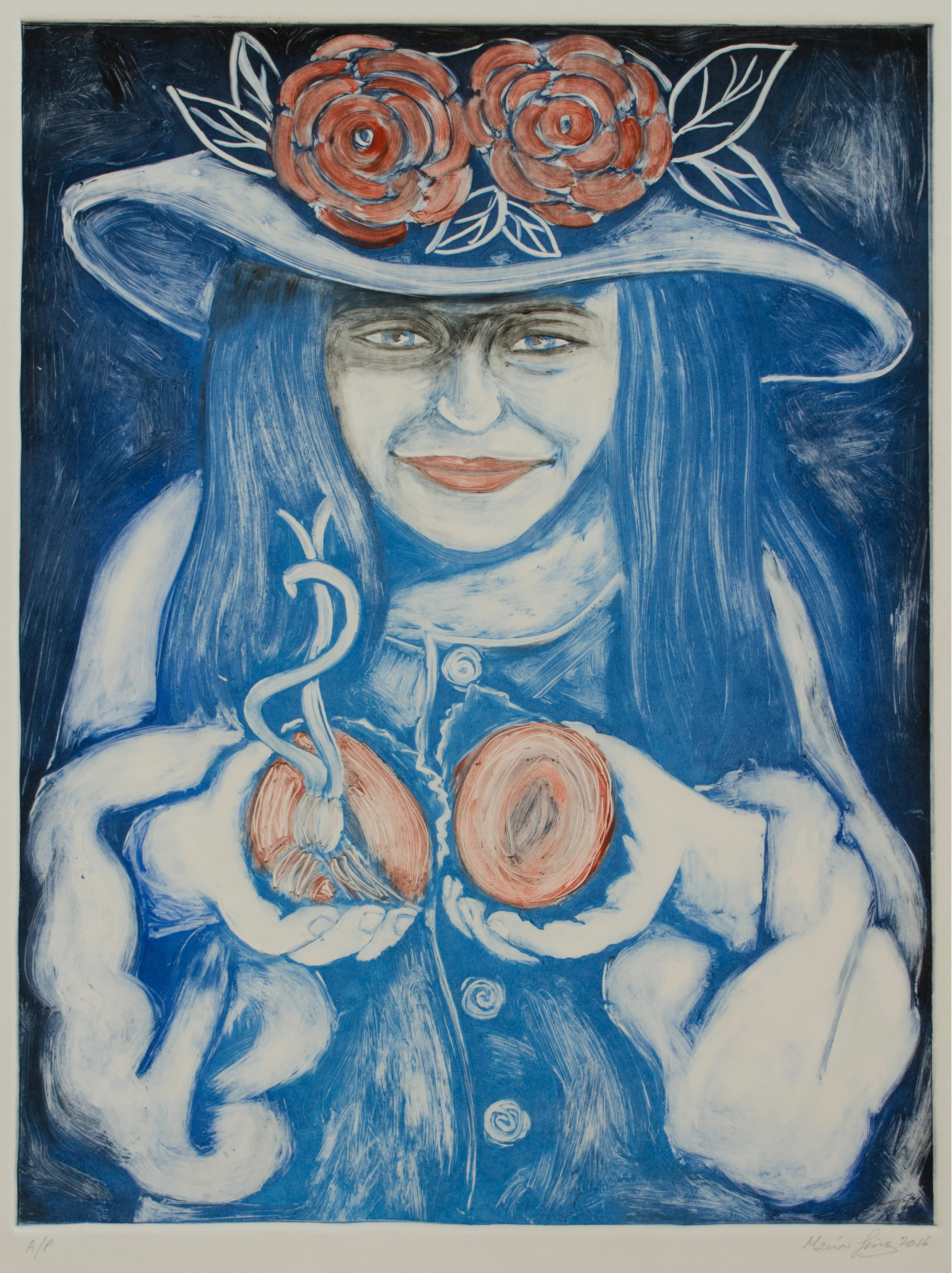 Girl with Opened Seed