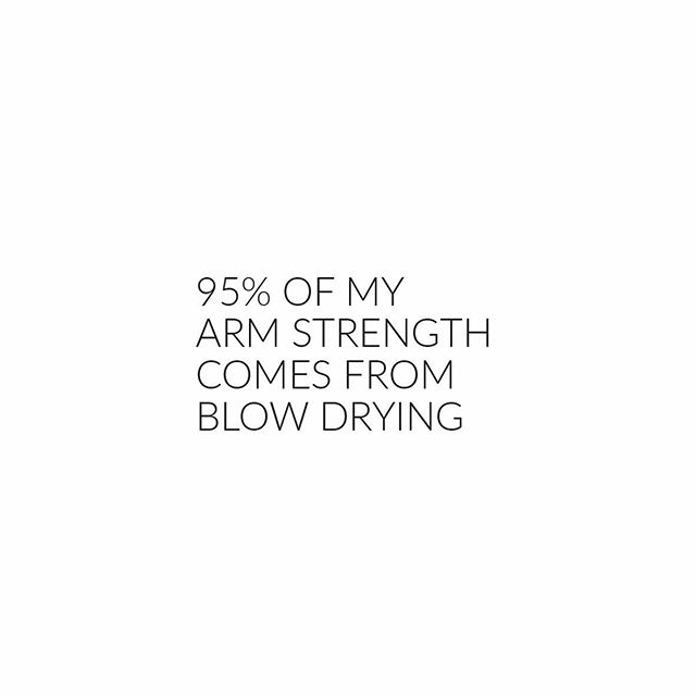 My fellow hairdressers & gals that blow dry daily, you know how it is?! No need to train arms 😂🤗 happy Friday lovies! @lexibannister_hair #lexibannisterhair ..
..
..
#hairdresserproblems #hairdressermagic #hairdresserjournal #hairdresserlife #hairdresserlife✂️ #hairdresserquotes #hairquote #hairquotes #canberrahair #canberrahairdresser #hairstylistlife #hairstylists #colourexpert