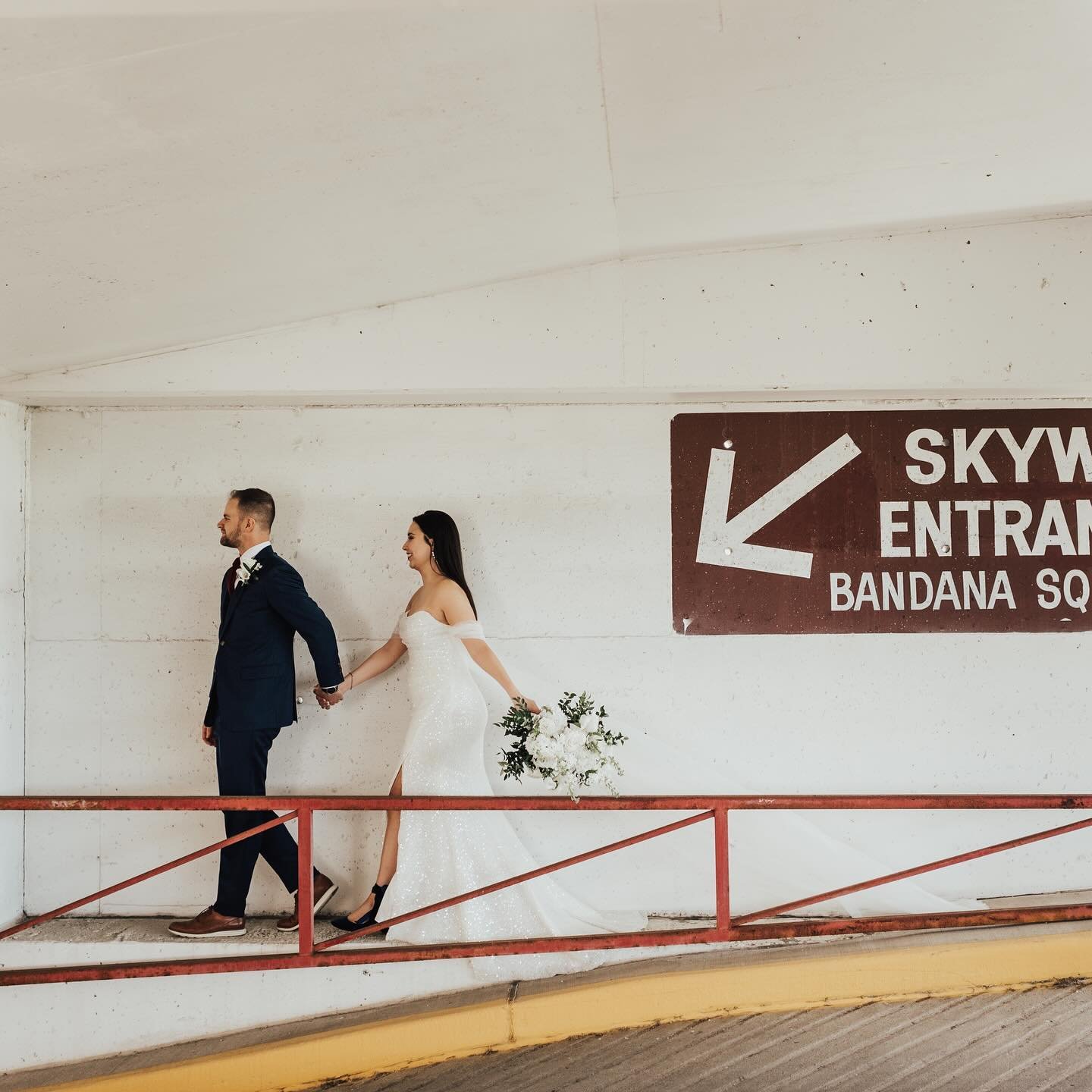 Looking back on these photos, I&rsquo;m realizing that we used this parking garage for 75% of our backdrop during all of our portraits. But when the structure is READY FOR YOU - there&rsquo;s nothing you can do!!

So this post is one of a couple love