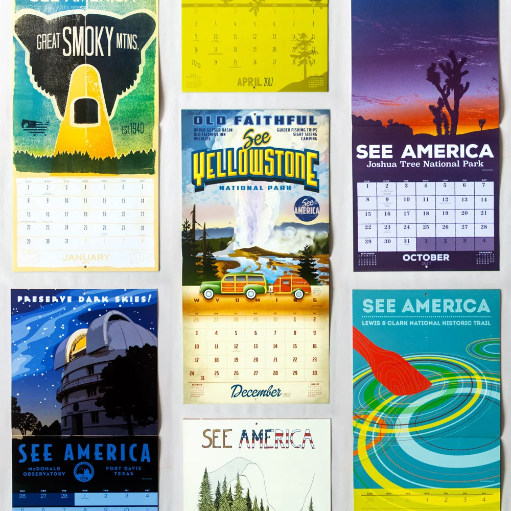 2017 See America Calendar
