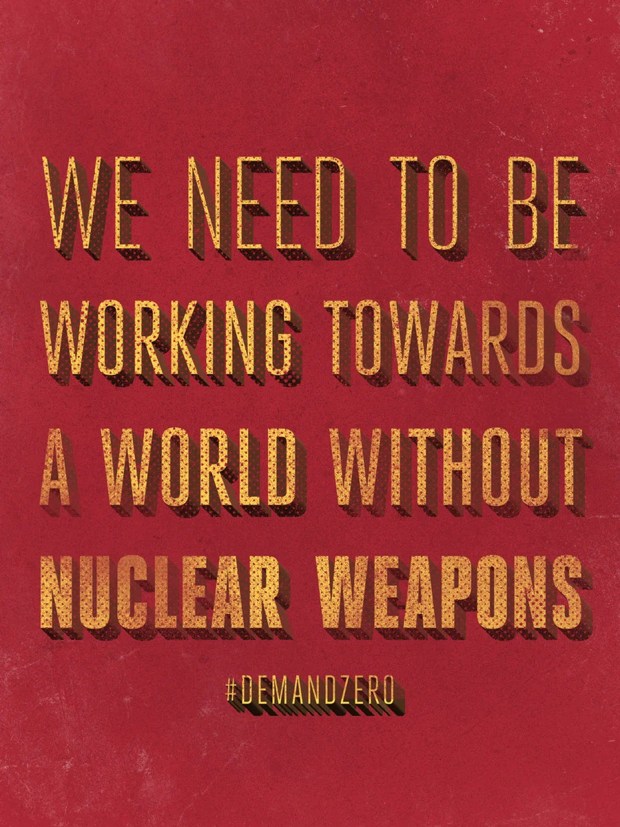 Nuclear Disarmament Poster Design