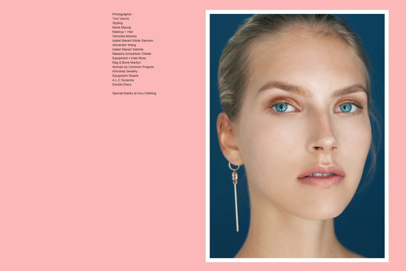 Sarah and Sebastian long band earring