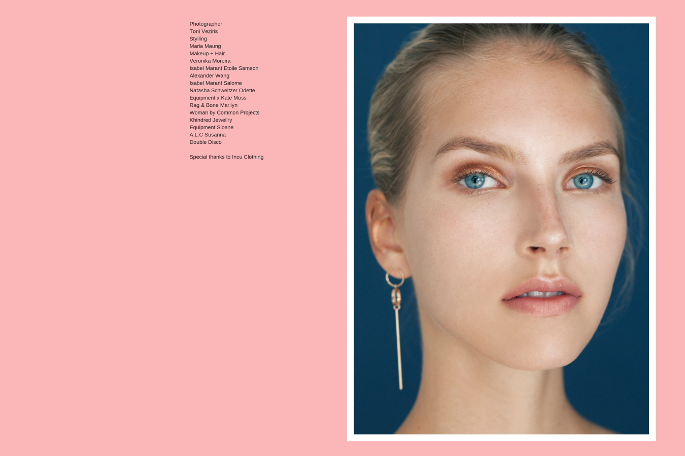 Sarah and Sebastian long band earring