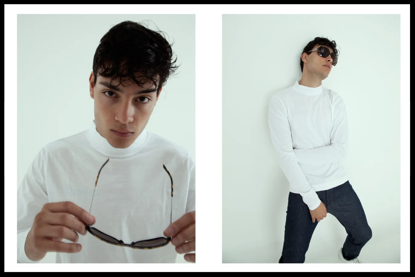 Norse Projects jumper, Acne Studios jeans, Carrera sun glasses
