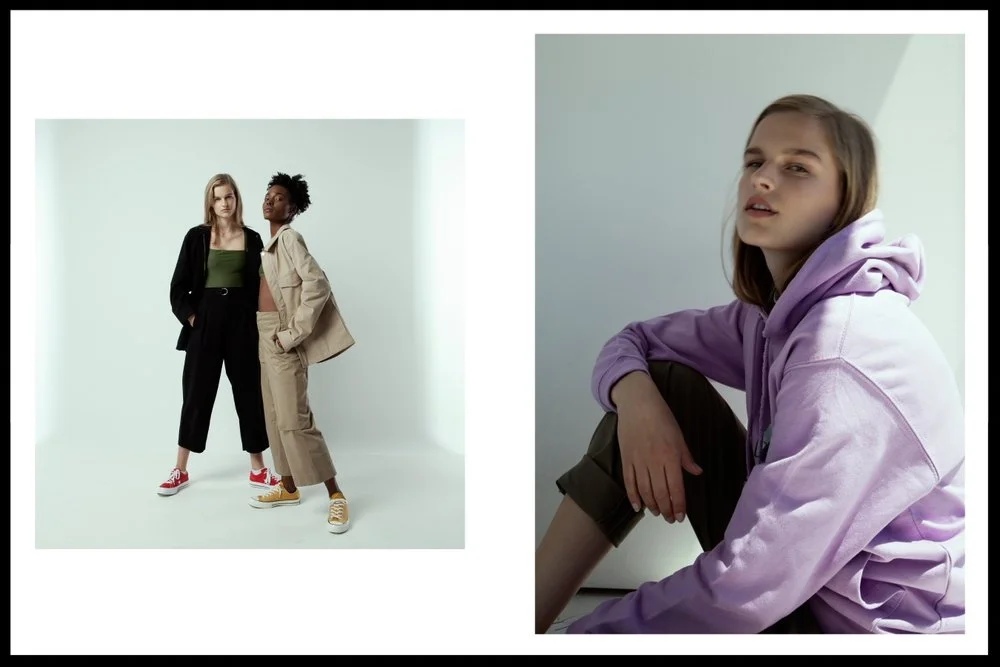 1. T by Alexander Wang jacket, Matteau one piece, T by Alexander Wang pants, Converse low top sneakers, Paul Smith jacket, Bassike pants, Matteau crop top, Converse low top sneakers, 2. Miyuki hoodie, A.P.C. chinos