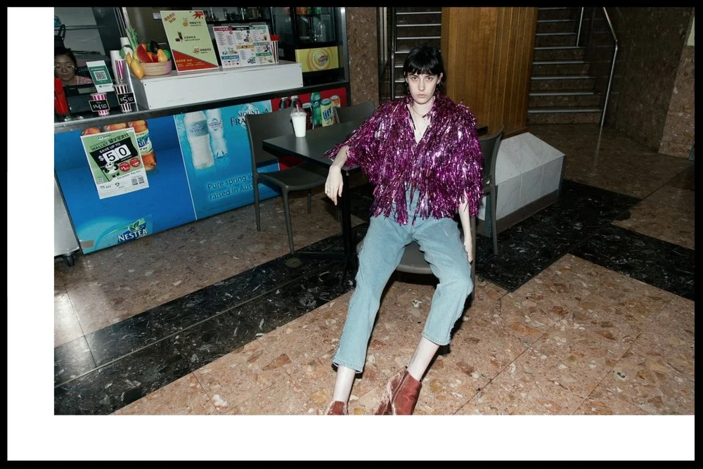 Jacket by Imakestagram, Jeans by Nastygal, Boots by ASOS, Earrings by Pastiche