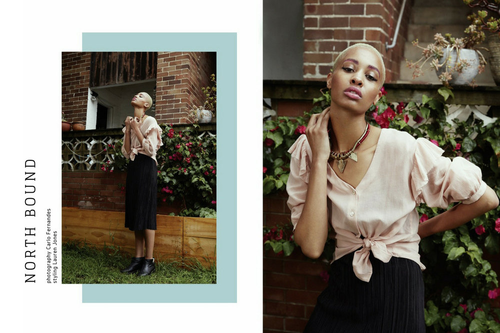 Matin ruffle blouse, Pull and Bear dress, Fendi boots