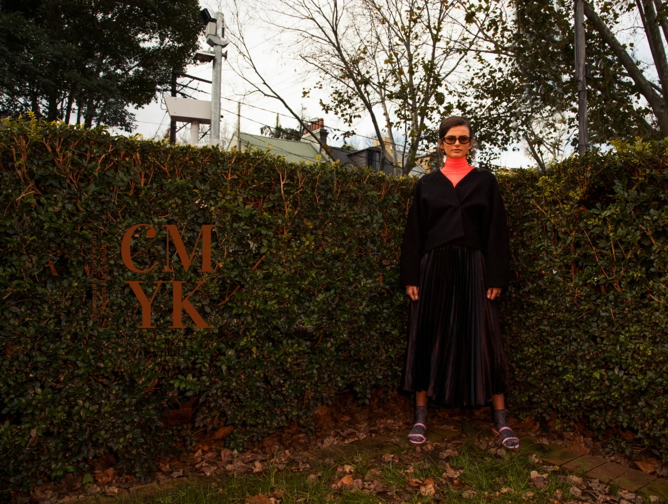 Acne Studios top, Toteme jacket , Stylist’s own skirt , Jagger shoes