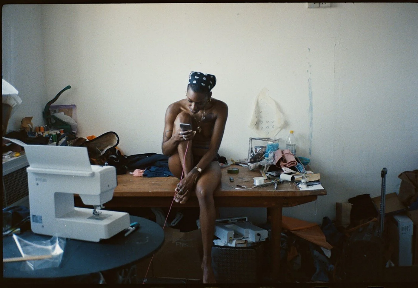 Intimate portraits of women, nude in their bedrooms