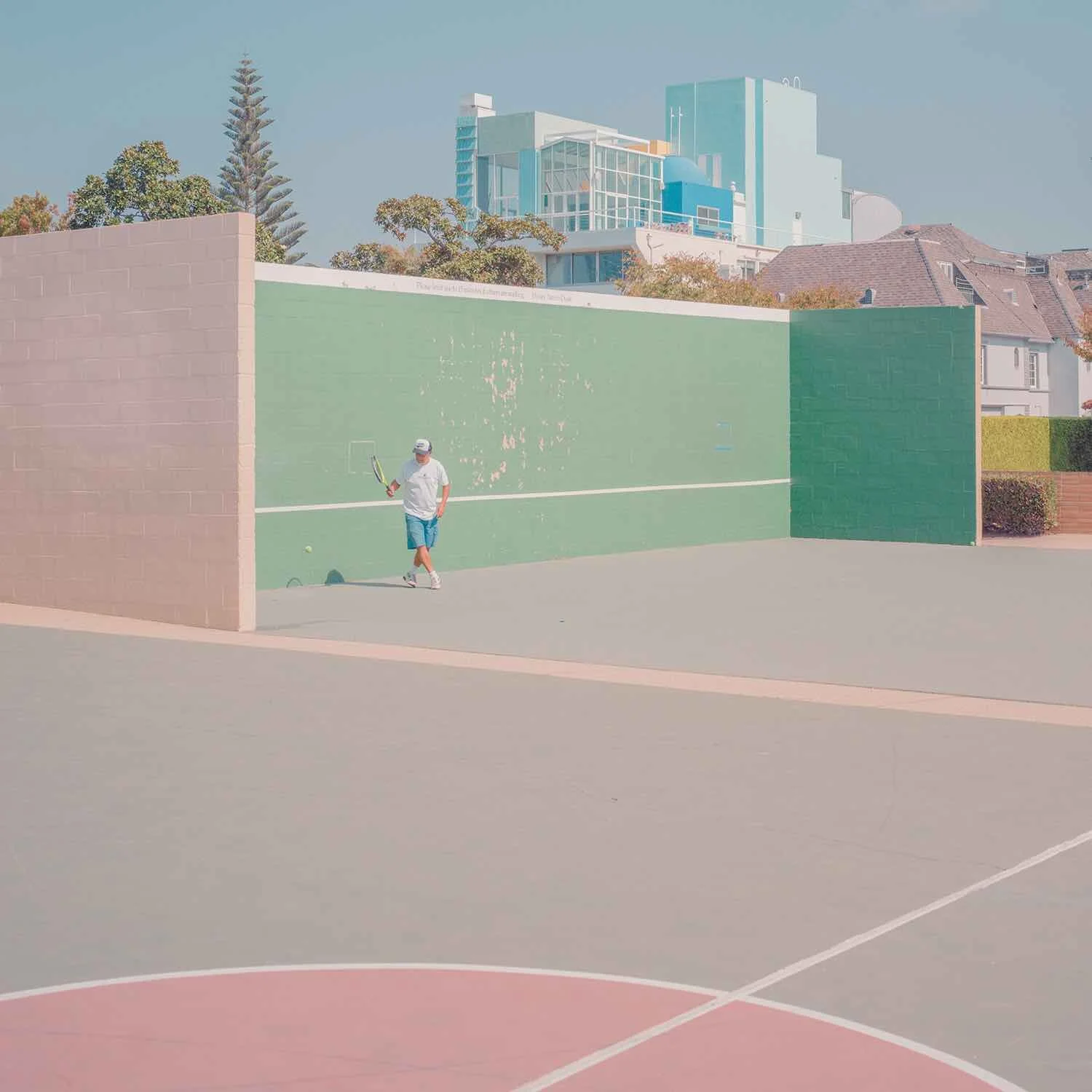 Franck Bohbot: Vintage Californian Tennis Court