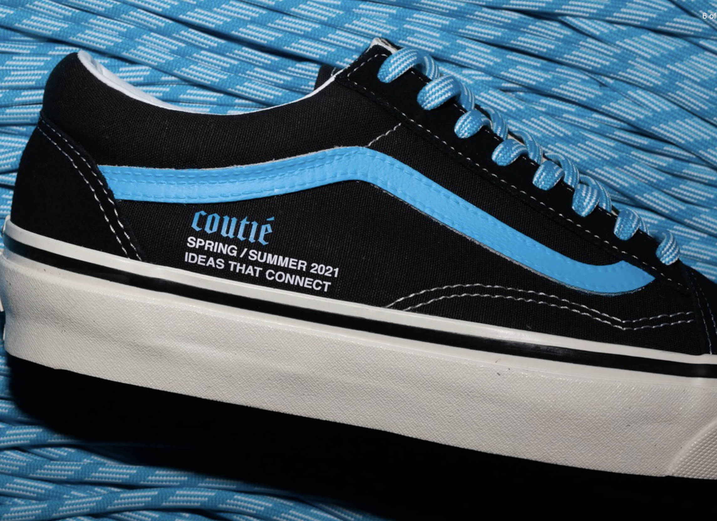 Coutié Custom Vans Old Skool Old C Logo Baby Blue