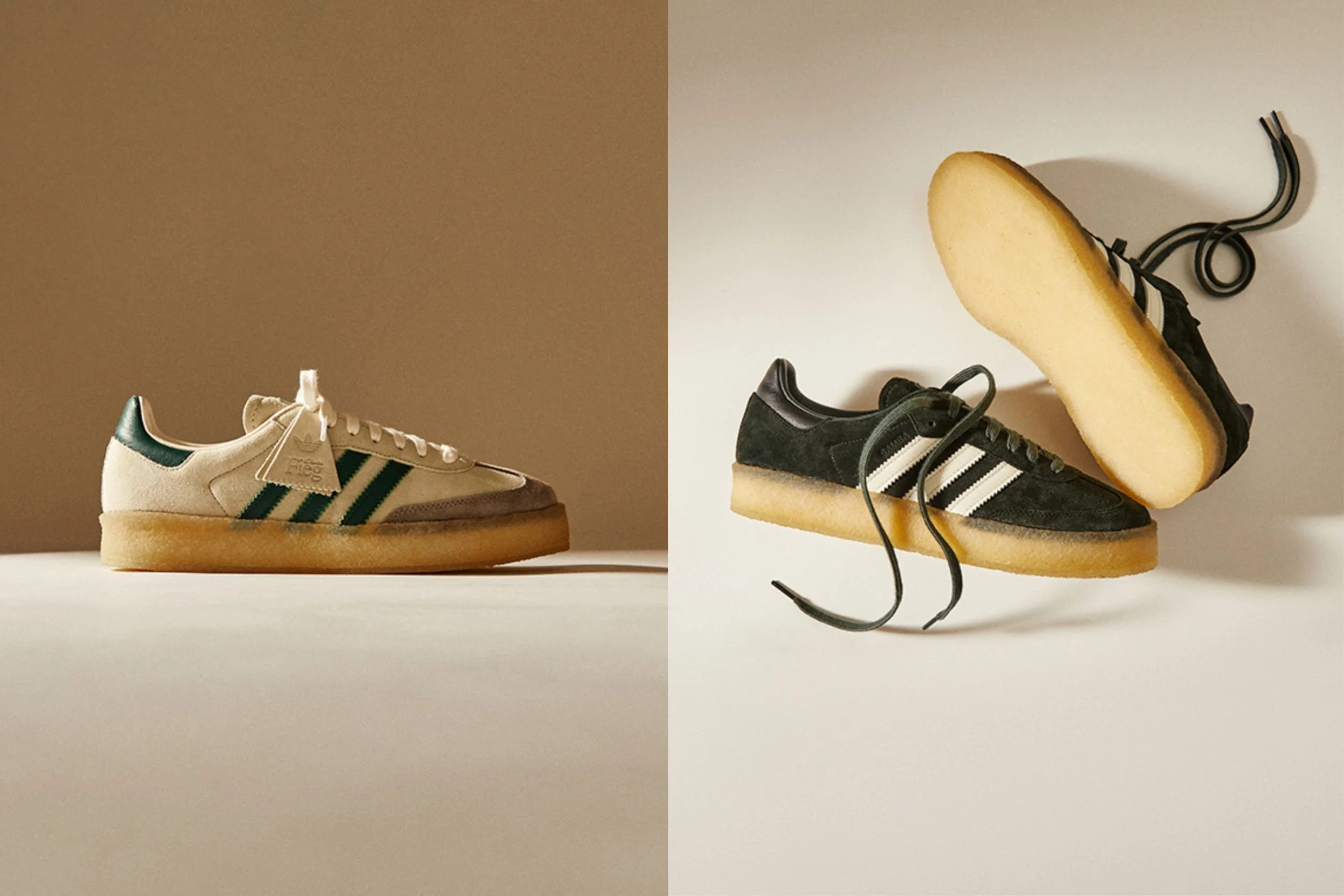 adidas x Clarks Originals x Ronnie Fieg collaboration for 8th Street Samba