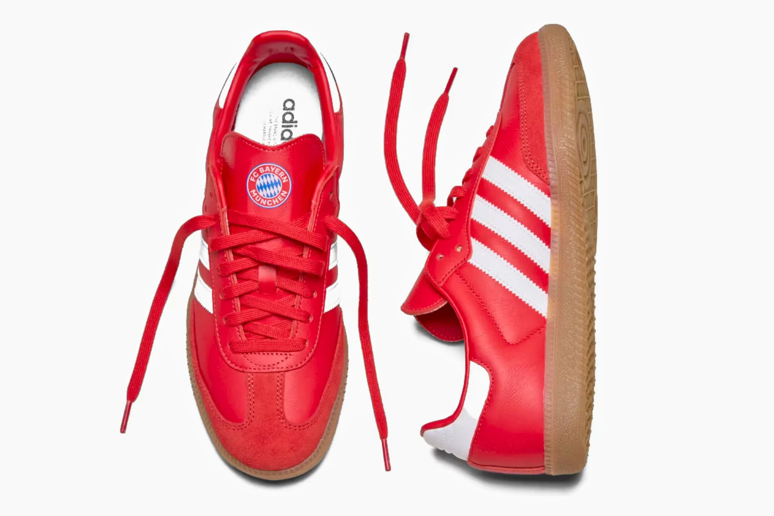 The Adidas Samba Pays Tribute to FC Bayern in Classic Reds
