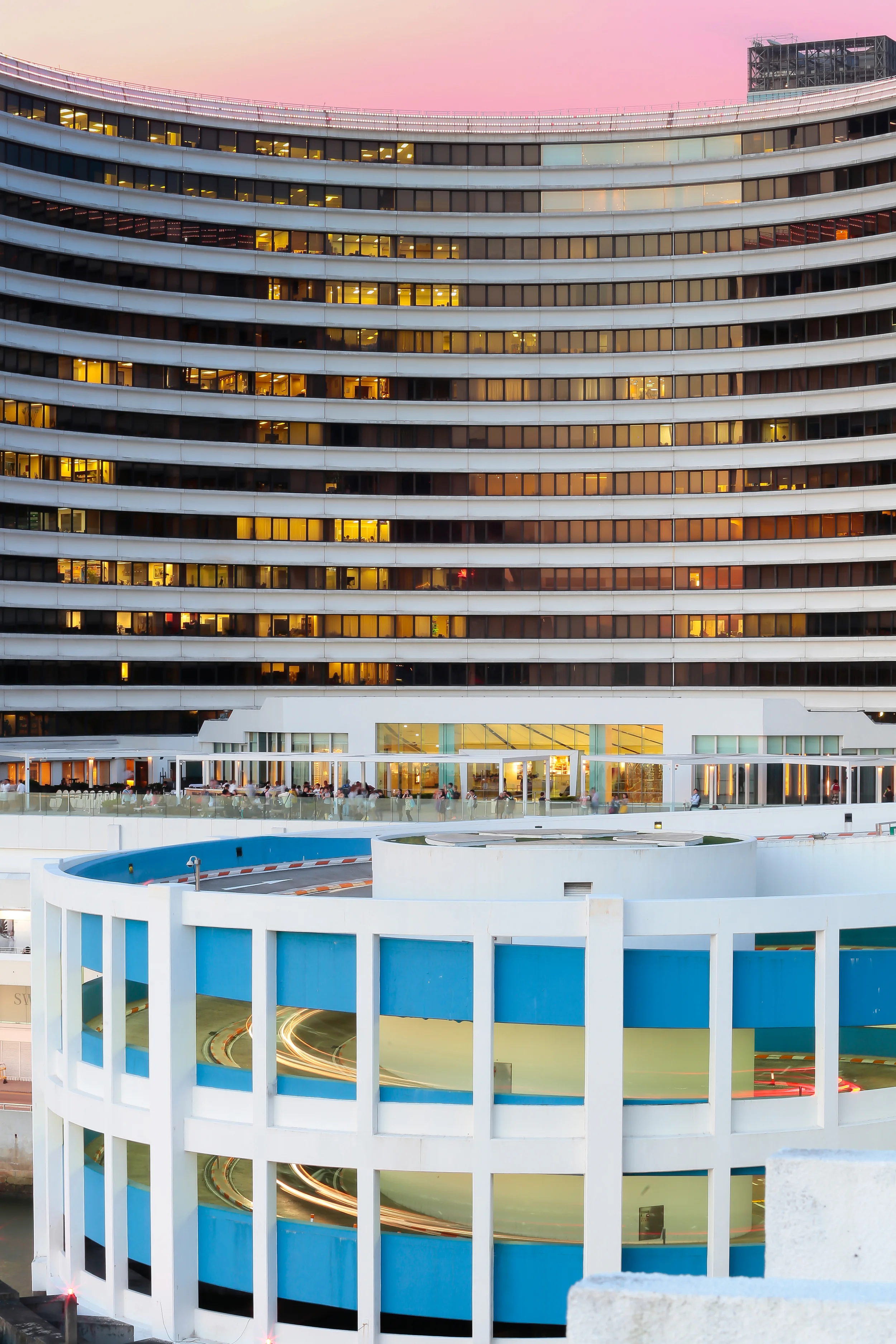 Ocean Centre (1976) and Carpark of Ocean Terminal (1966/1972)