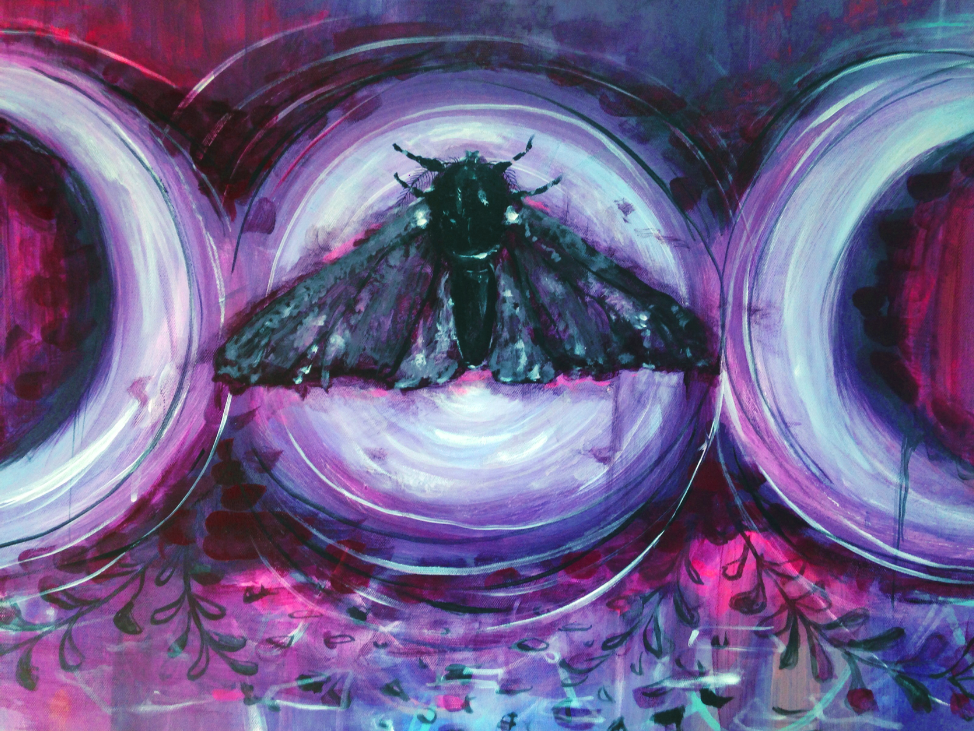 Detail of "Lunar Moth"