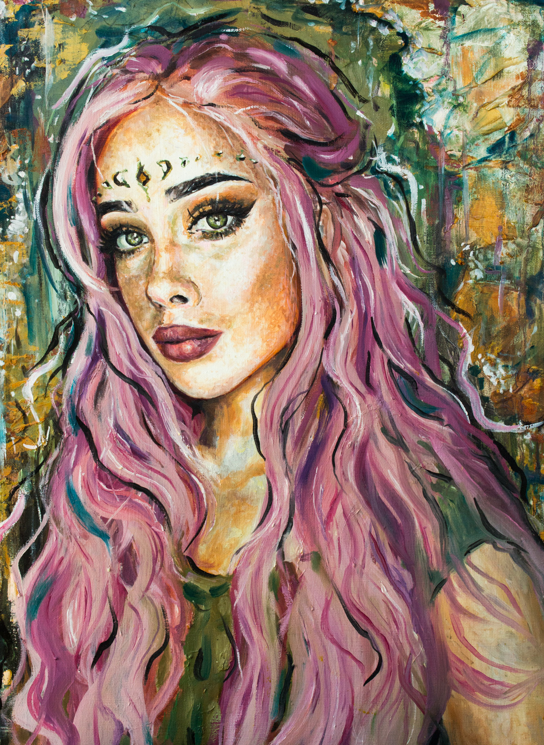 "ROSE GOLD" 2016 - OIL ON CANVAS