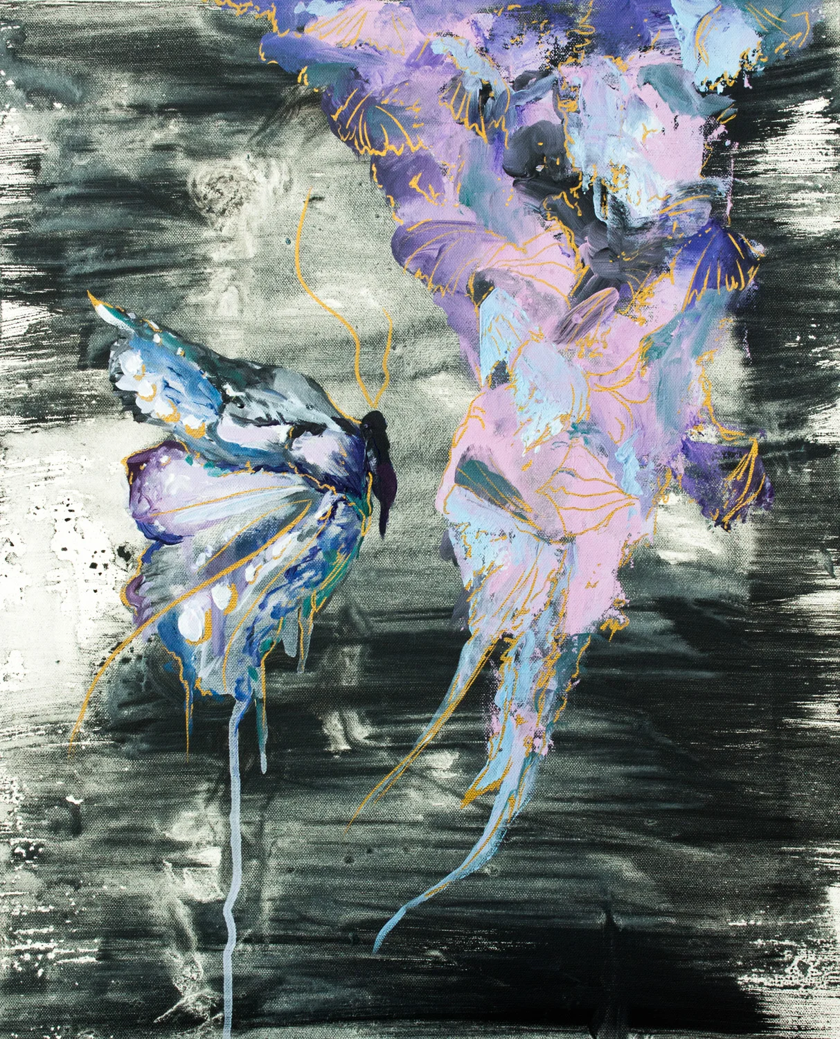"MYSTIC BUTTERFLY" 2014 - ACRYLIC ON CANVAS