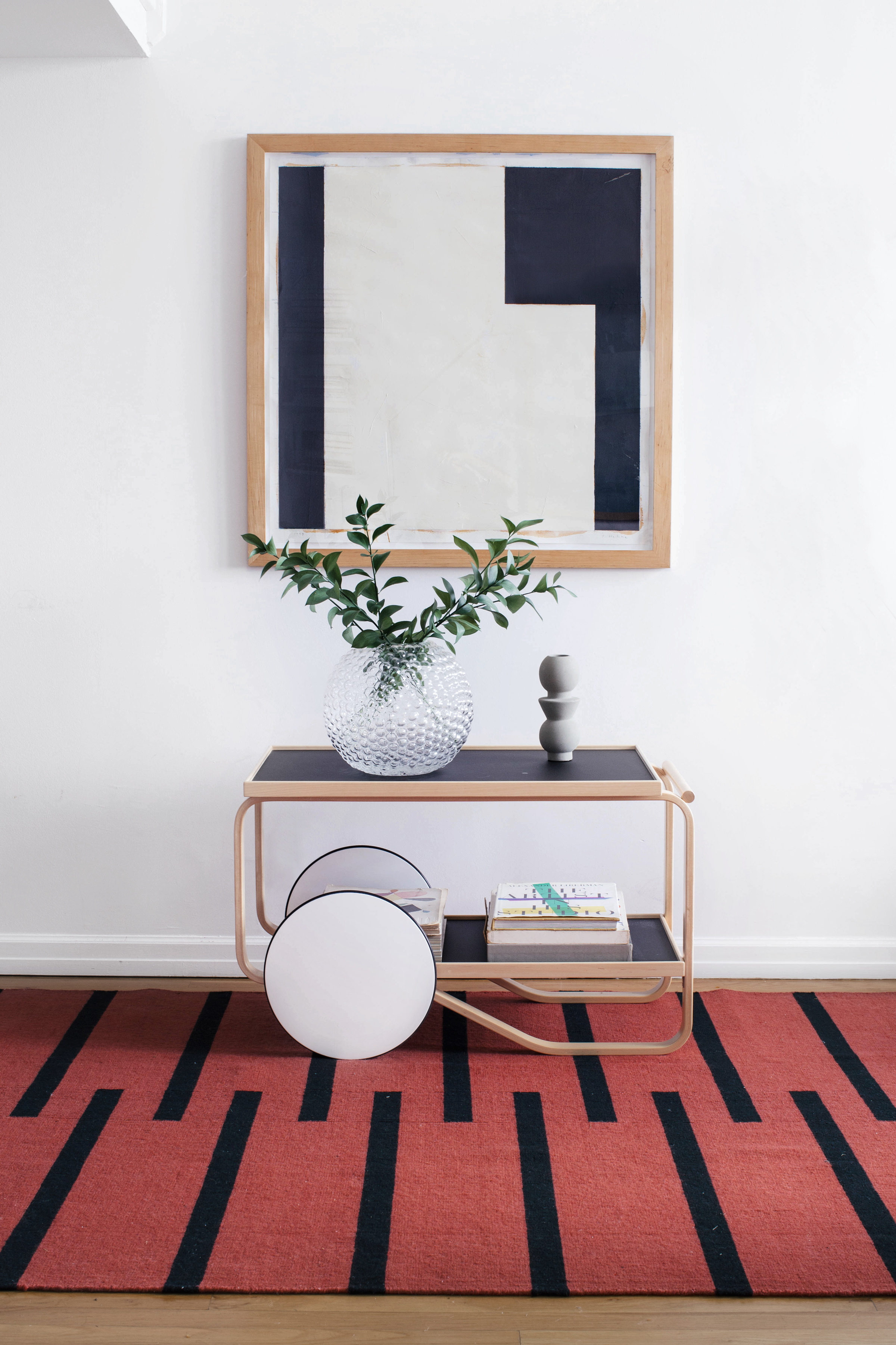 Tiger Red/Black Manhattan apartment