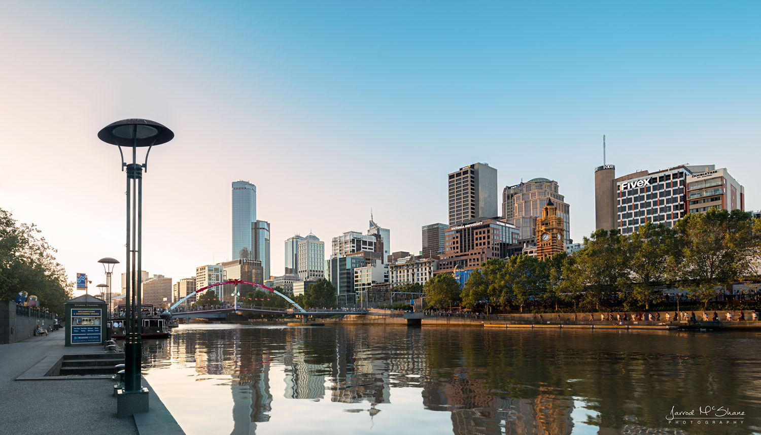 Sunset in Melbourne 