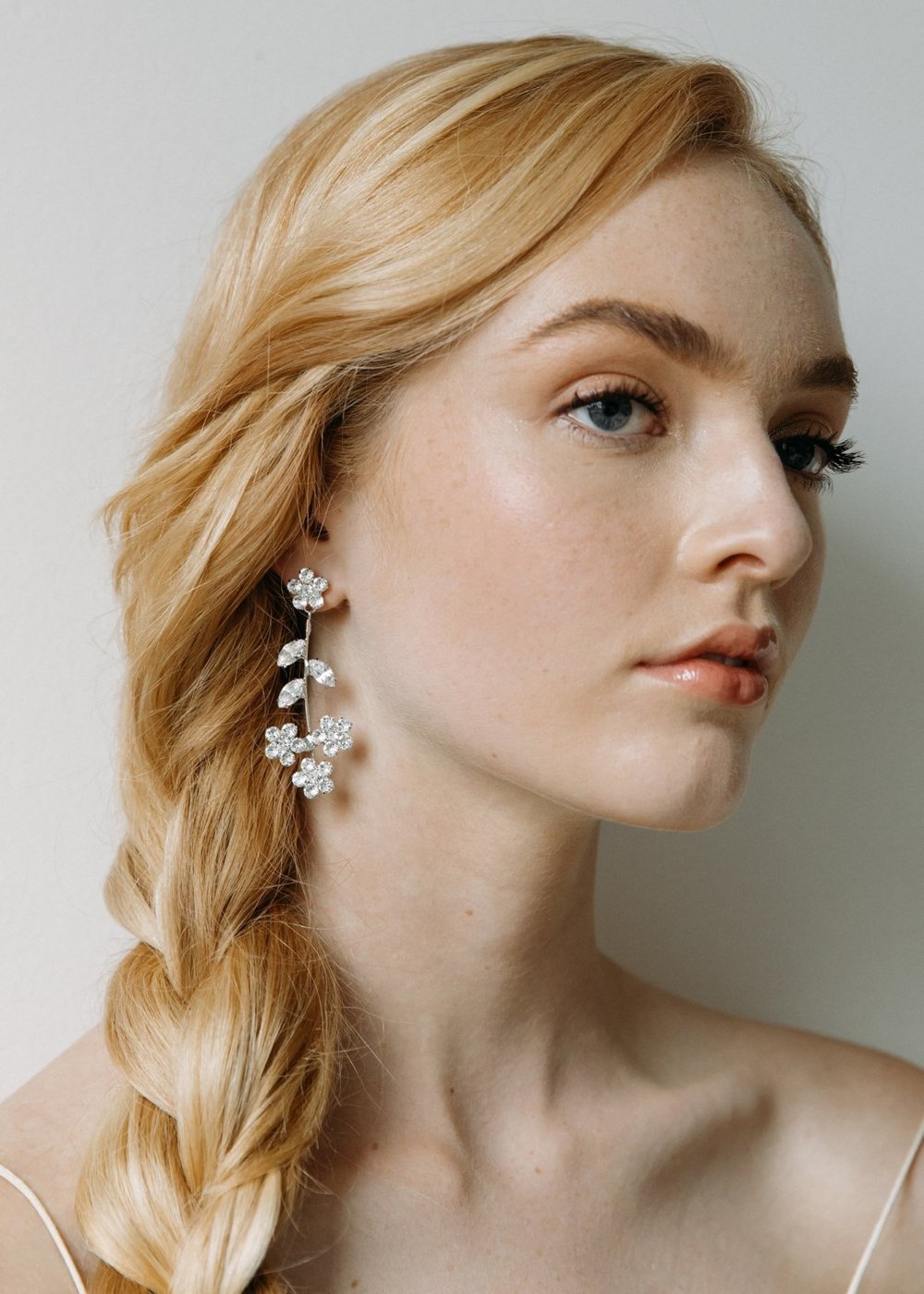 Jennifer BEHR Iris Pearl Earrings, Pearl